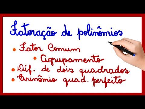 FATORAÇÃO DE POLINÔMIOS