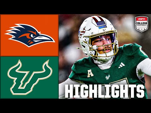 UTSA Roadrunners vs. South Florida Bulls | Full Game Highlights | ESPN College Football