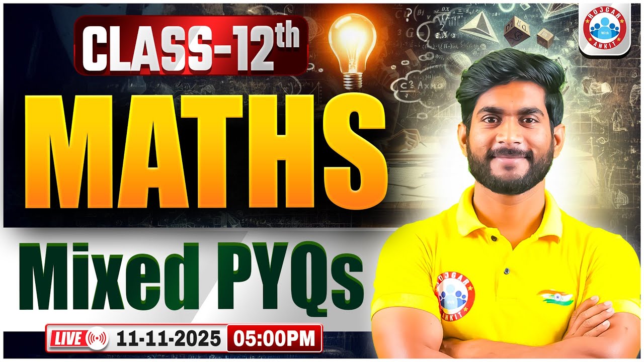 Class 12 Maths PYQs & Important Questions for UP Board 2026 ๐