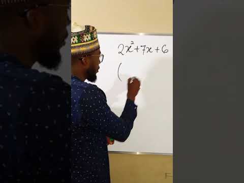 How to Factorise a Quadratic Trinomial when the leading coefficient is not 1