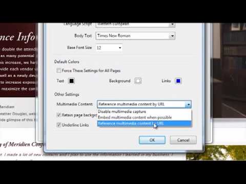 Creating PDF Files from a Web Browser