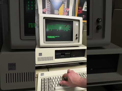 Vintage IBM PC ASMR  #computer #retrotech #retrogaming #retro