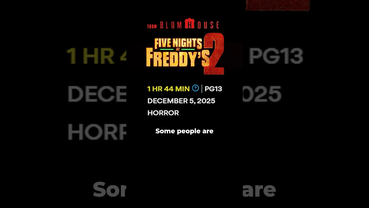 FNAF 2 Movie Runtime Revealed! ⏳