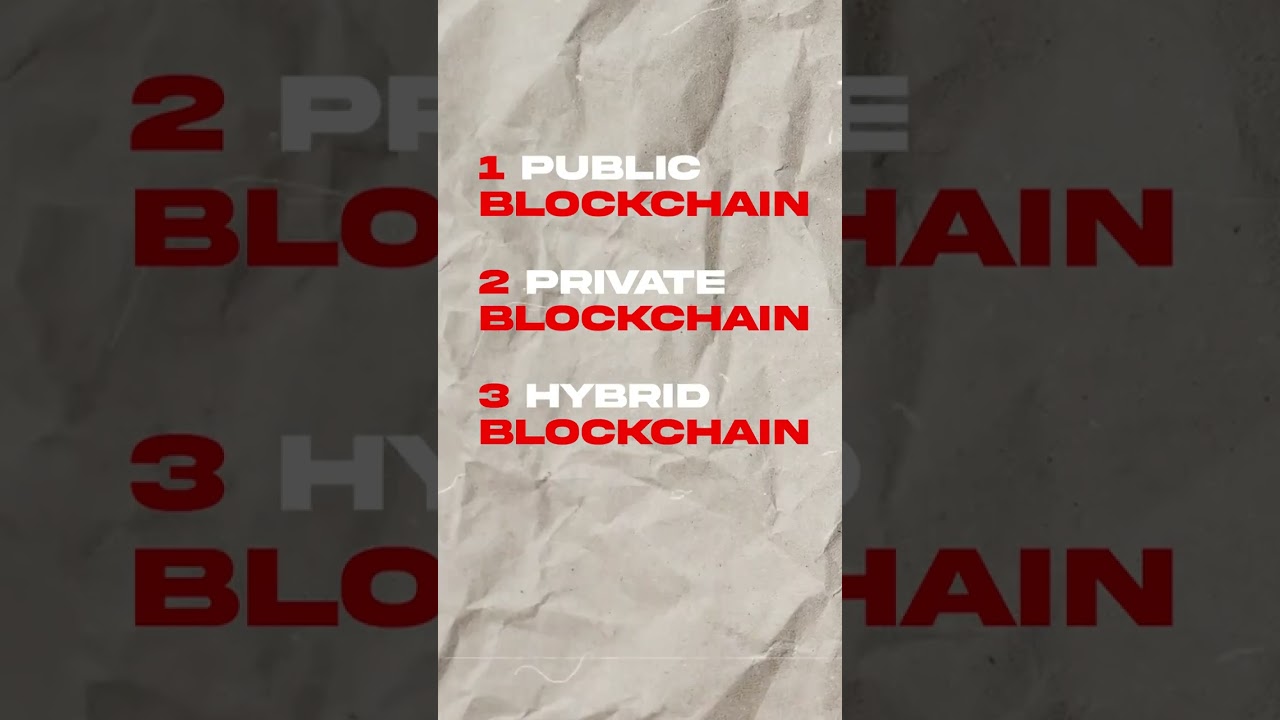 4 Types of Blockchain Explained 🔍