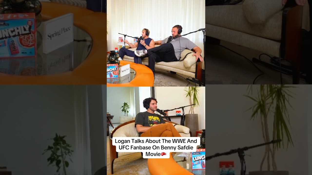 Logan Talks About The WWE And UFC Fanbase On Benny Safdie Movie🥊#loganpaul #podcast #shorts