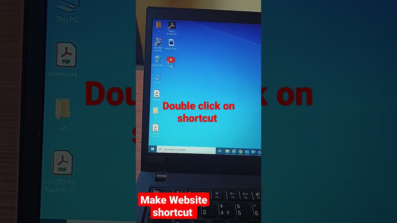 Create Desktop Shortcut for Any Website π