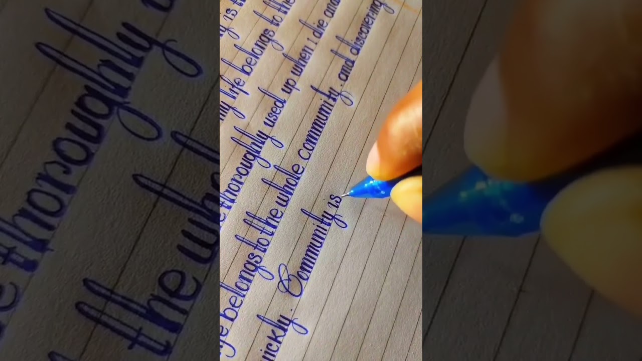 Caligrafia mais linda que eu já vi || Escrita perfeita