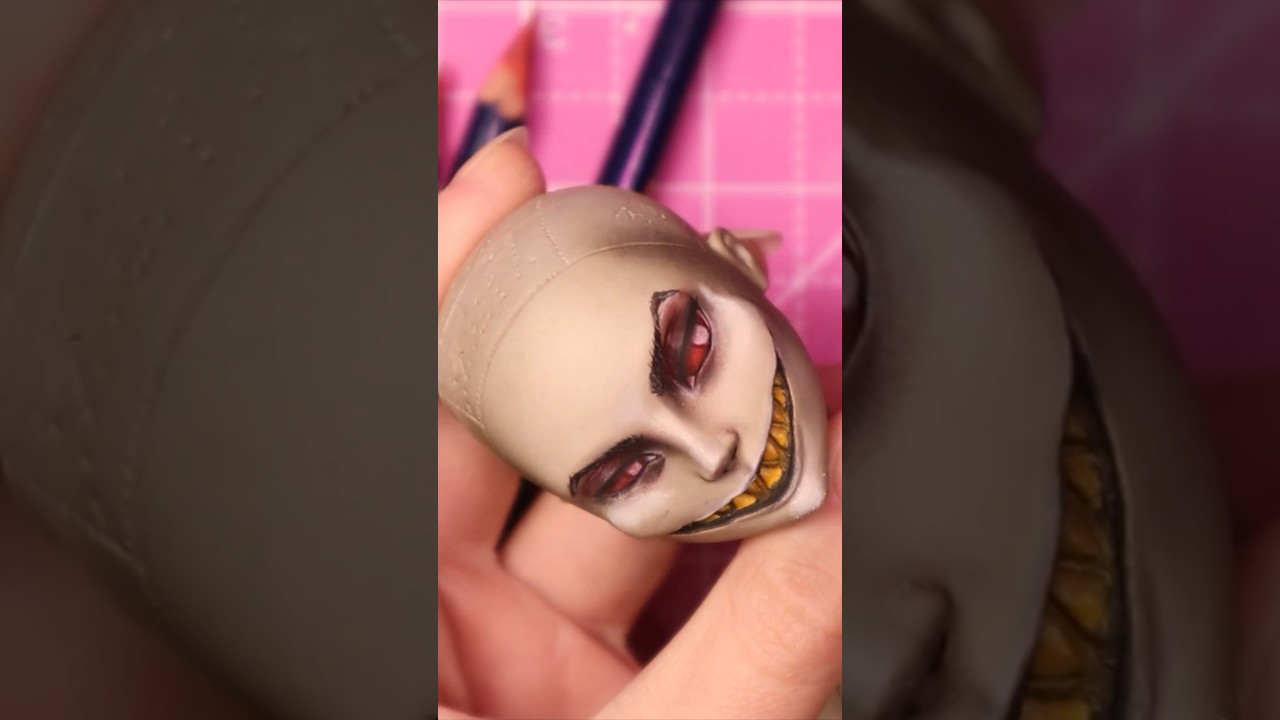 Quick Alastor Doll Repaint in Under a Minute | Hazbin Hotel Custom