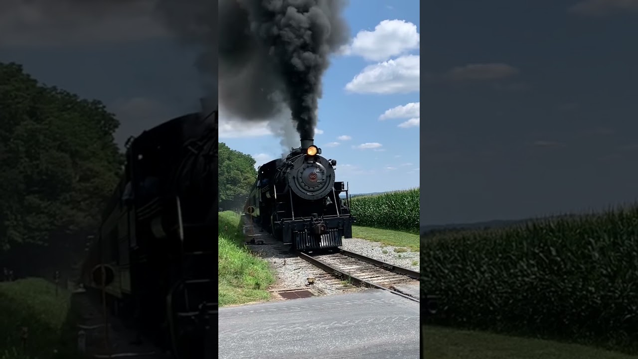 Steam Locomotive Train #90 at Cherry Crest 🛤️