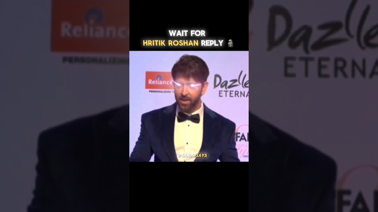 Hritik Roshan's Savage Reply That Will Leave You Speechless! 🔥
