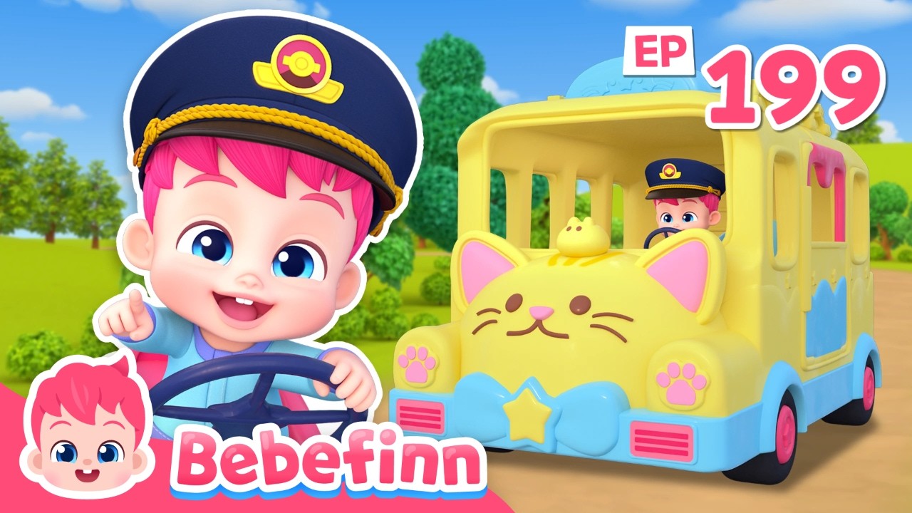 Wheels on the Bus 🚌 | Kids Song | Bebefinn Nursery Rhymes