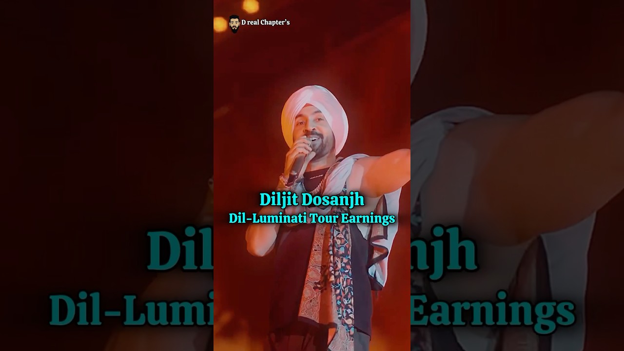Diljit Dosanjh's Earnings from His World Tour 🌍