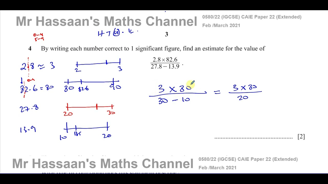Master Rounding, Significant Figures & Estimation for IGCSE Paper 22 π
