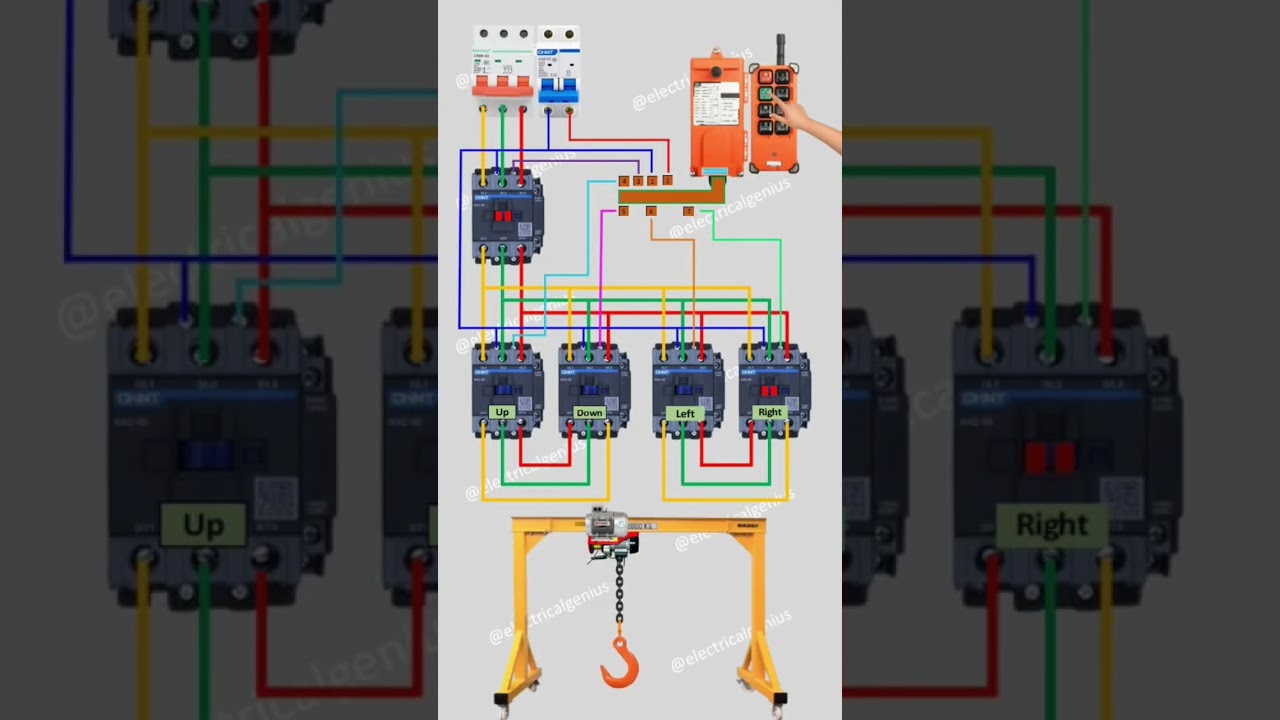 Crane Power & Control Circuit Diagram βοΈ