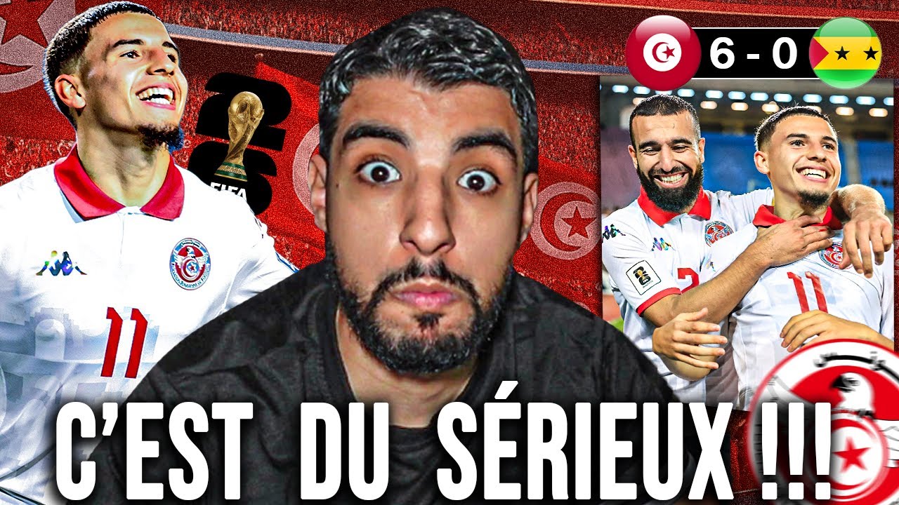 La Tunisie écrase Sao Tomé 6-0 : Une victoire historique ⚽