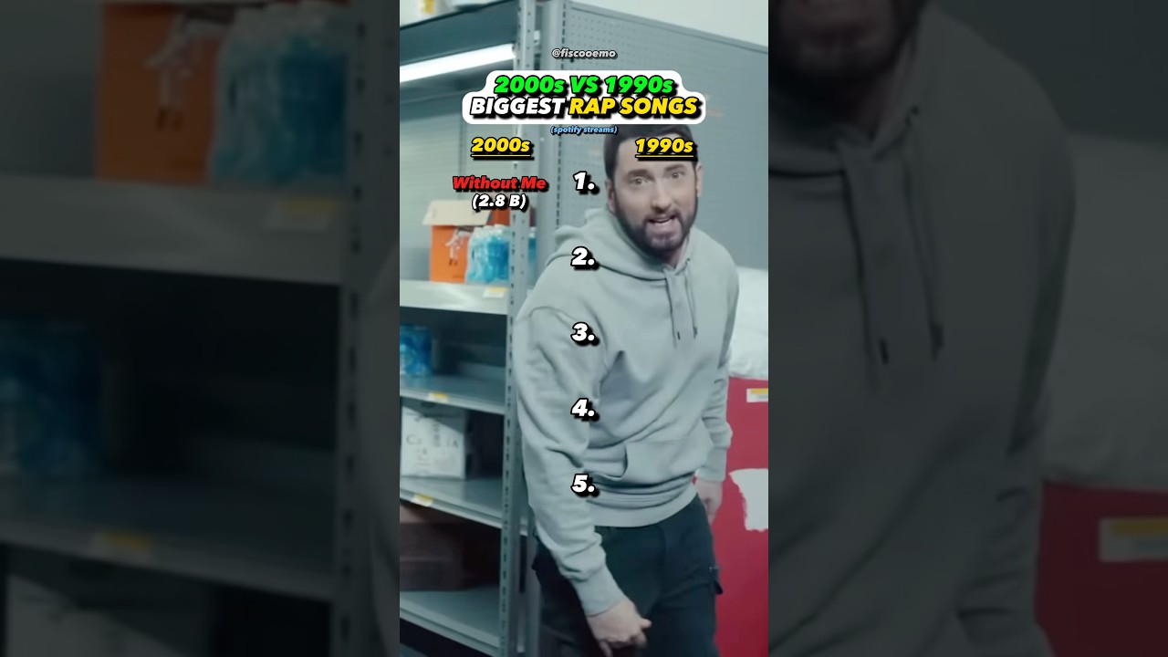 Best Rap Song: 2000s vs 1990s 🎤