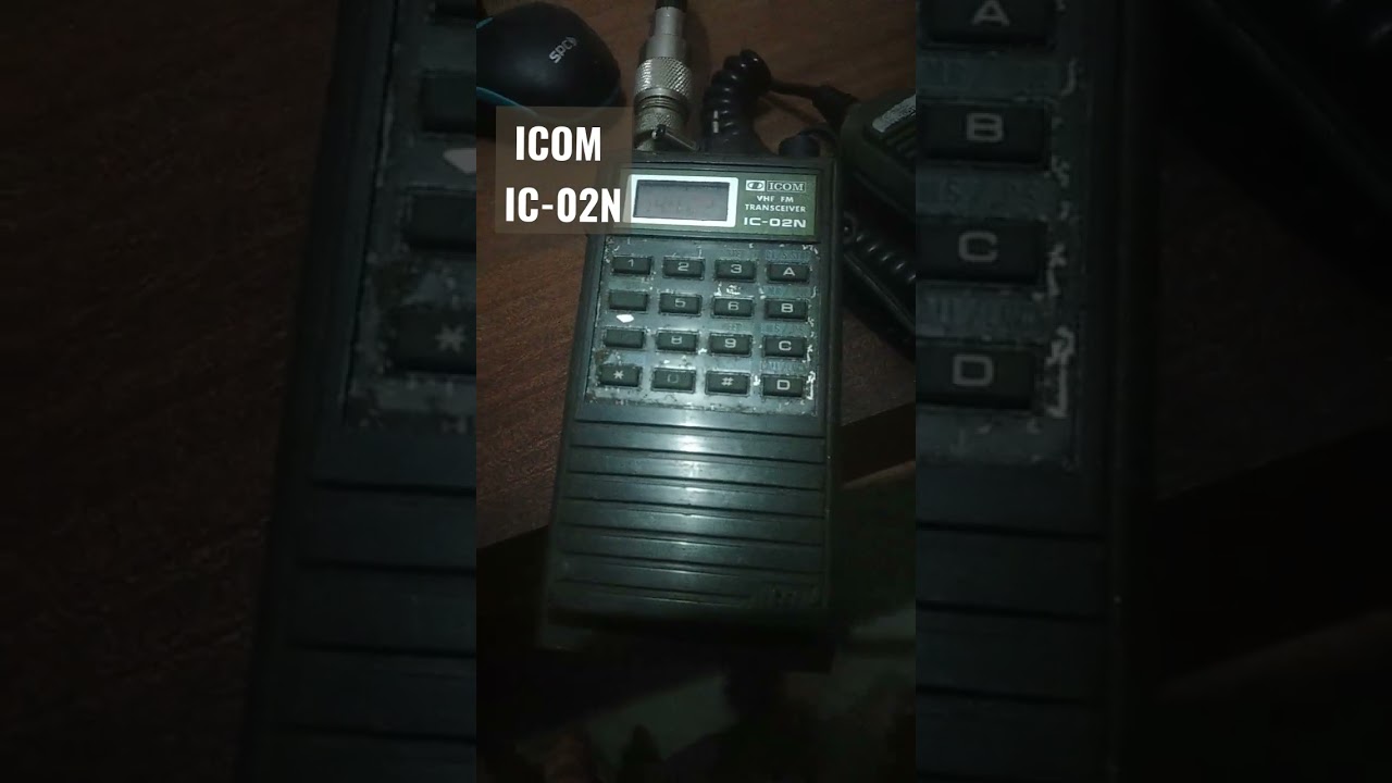 ICOM IC-02N VHF HT FM Transceiver 📻