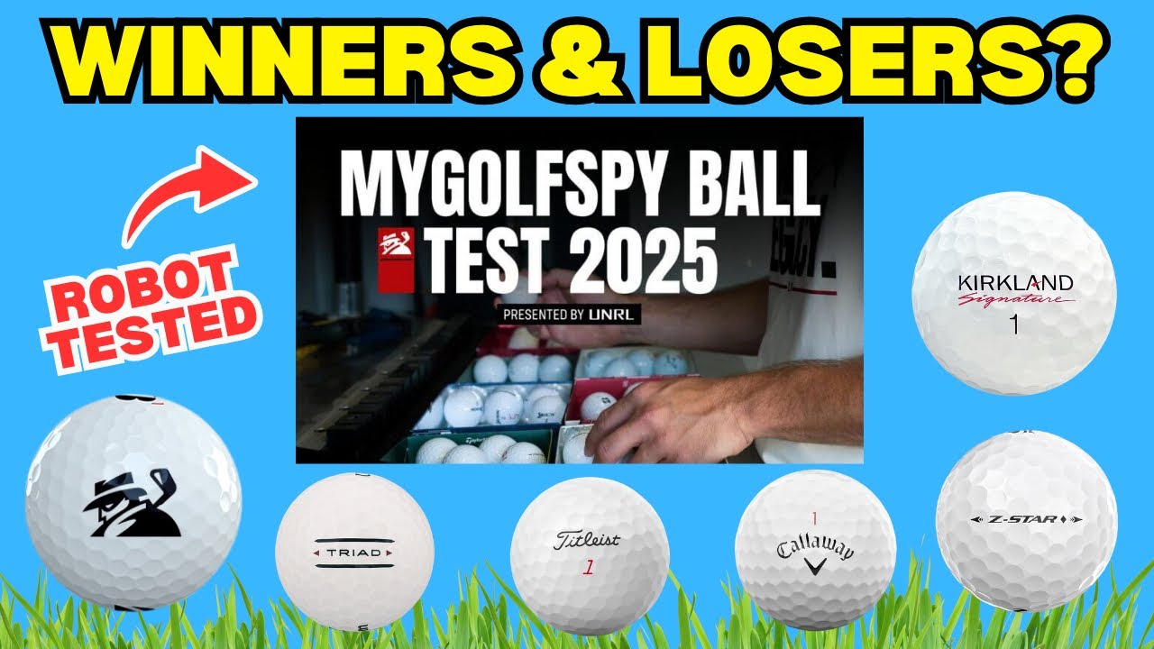 Robot Tested: The Best Golf Balls of 2025 (MyGolfSpy Results!)