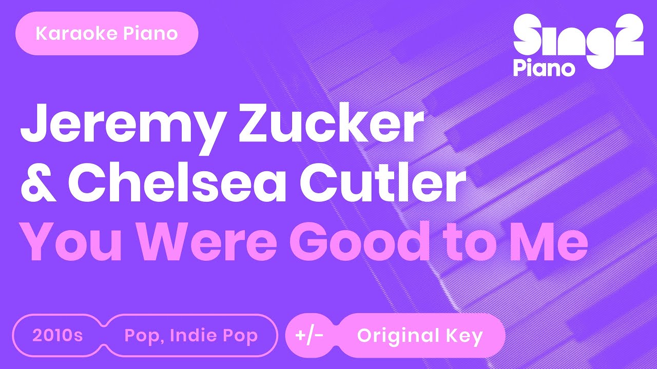 You Were Good to Me Karaoke | Jeremy Zucker & Chelsea Cutler 🎶