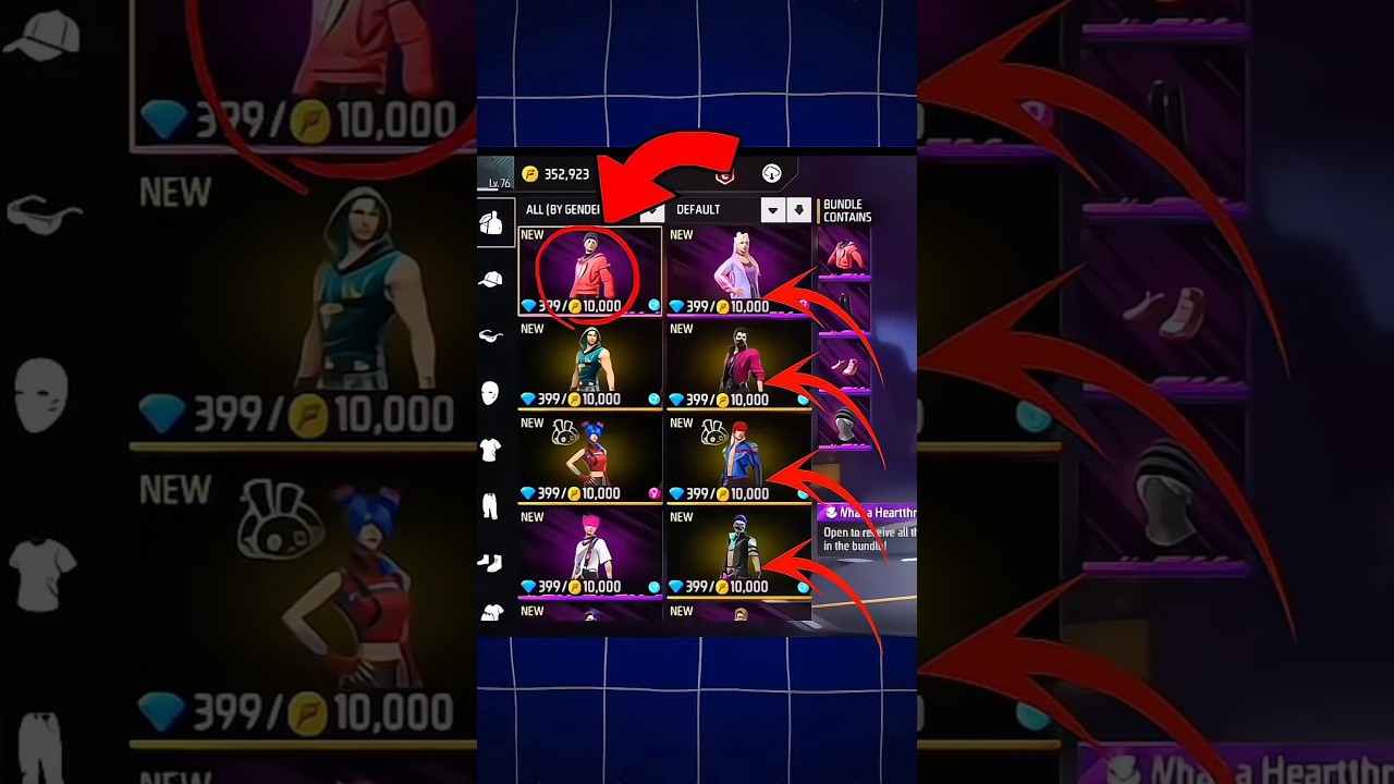 Free Fire Gold Coins for Free Legendary Bundle 🪙