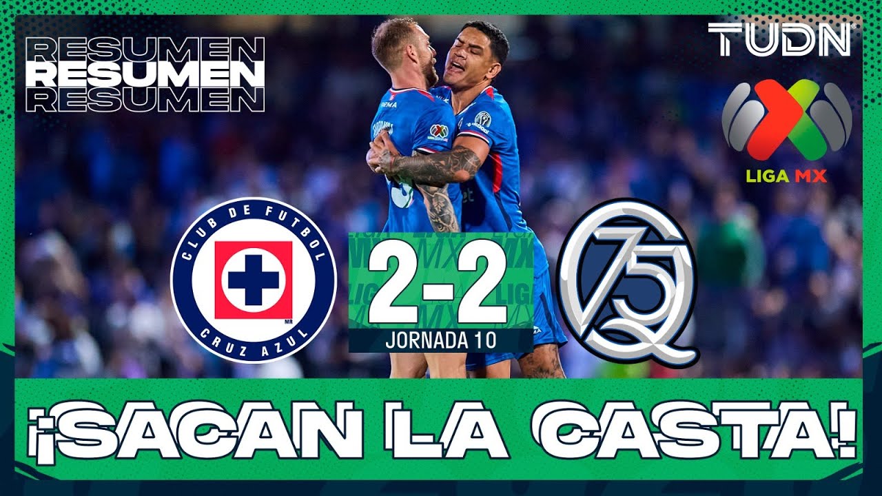 Resumen y goles: Cruz Azul vs Querétaro | ¡Empate sorpresivo en la Jornada 10 de la Liga MX! ⚽