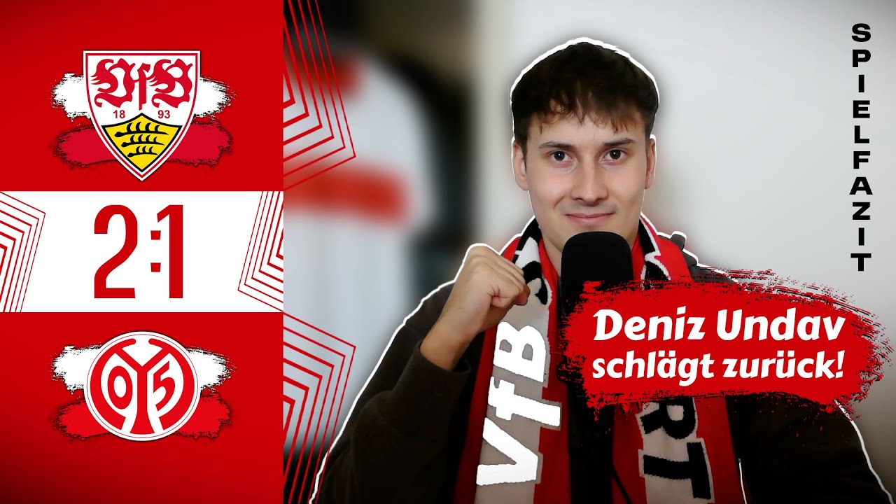 Deniz Undav Leads VfB Stuttgart to a Thrilling 2:1 Victory Over Mainz 05! ⚽
