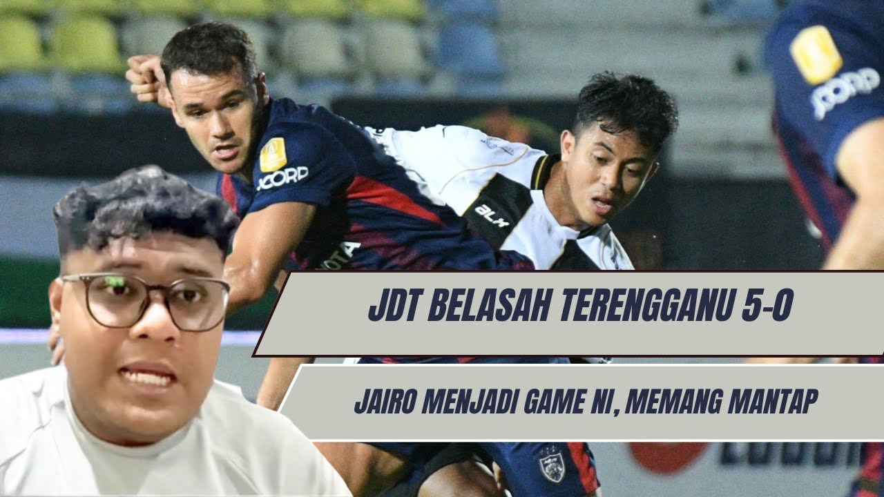 JDT Dominates Terengganu 5-0 in Super League 2025 | Jairo's Hat-trick Highlights ⚽