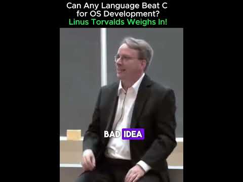 🔹 Linus Torvalds on Programming Languages for OS Development