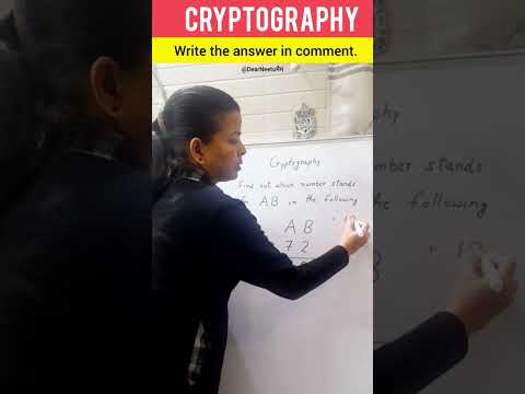 Cryptography Question 🤩 #shorts #ytshorts #mathsshorts #mathstricks