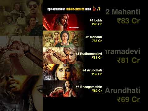 Highest grossing south indian female-oriented films 🇮🇳💃 | box office hits #movieminded #lokah