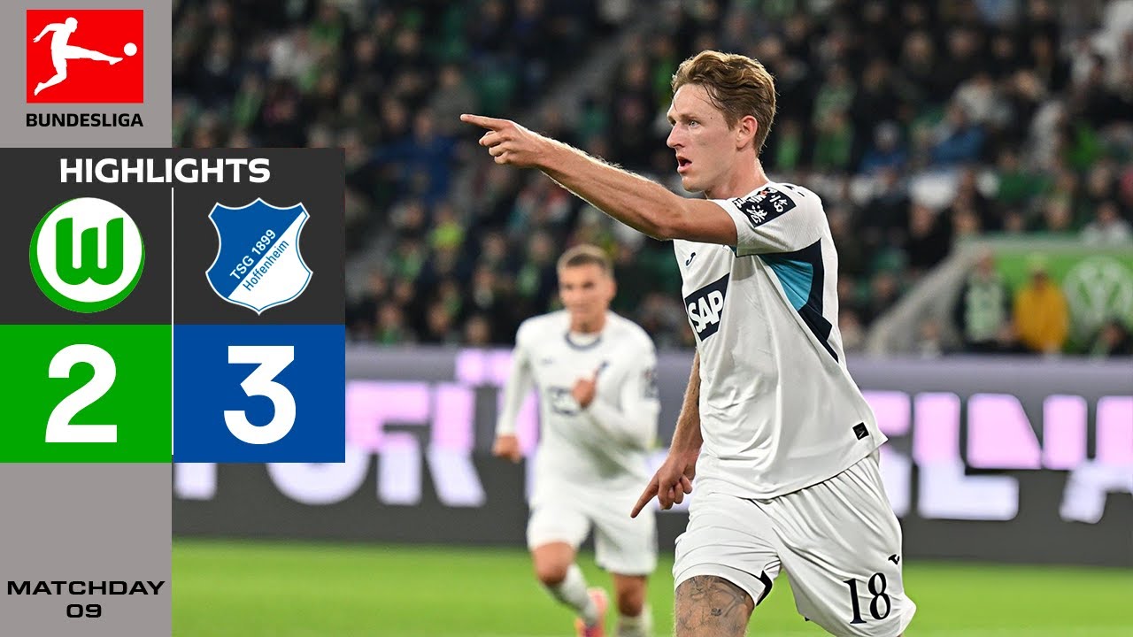 Thrilling Bundesliga Clash: Wolfsburg vs Hoffenheim 2-3 Highlights & Goals (2025/26 Matchday 9) ⚽