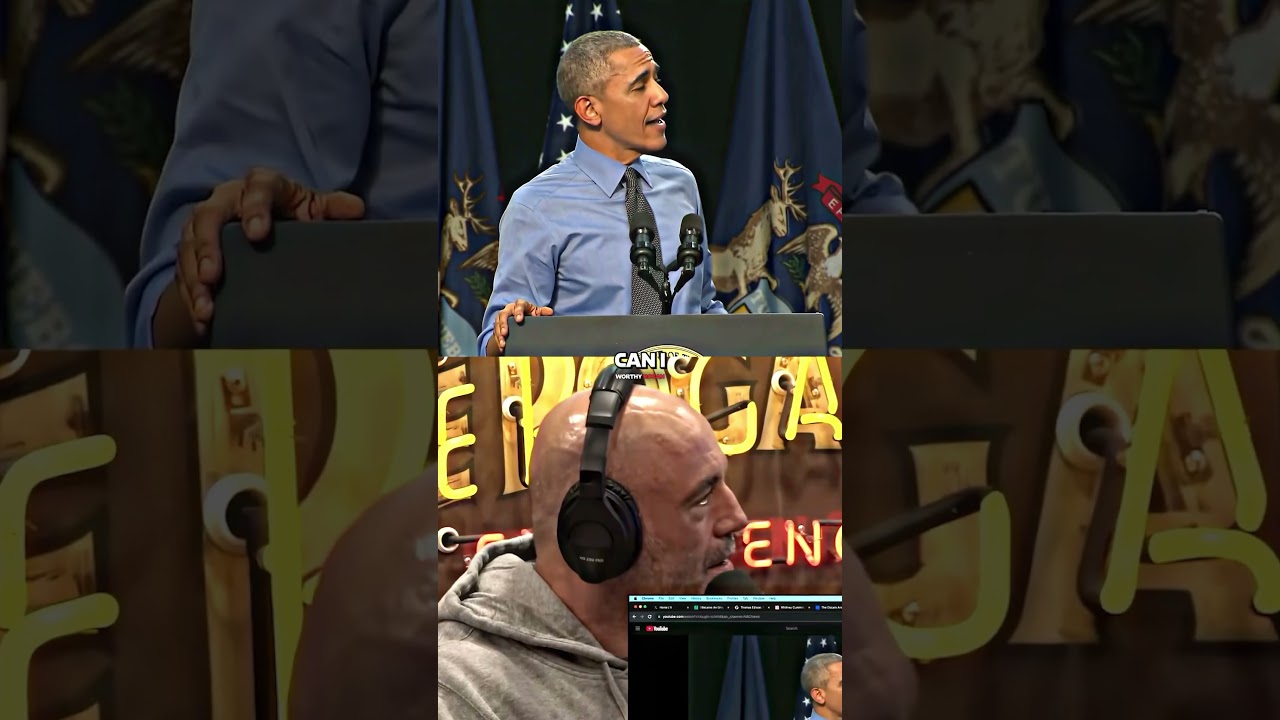 Joe Rogan Laughs at Obama's Stunt 😂