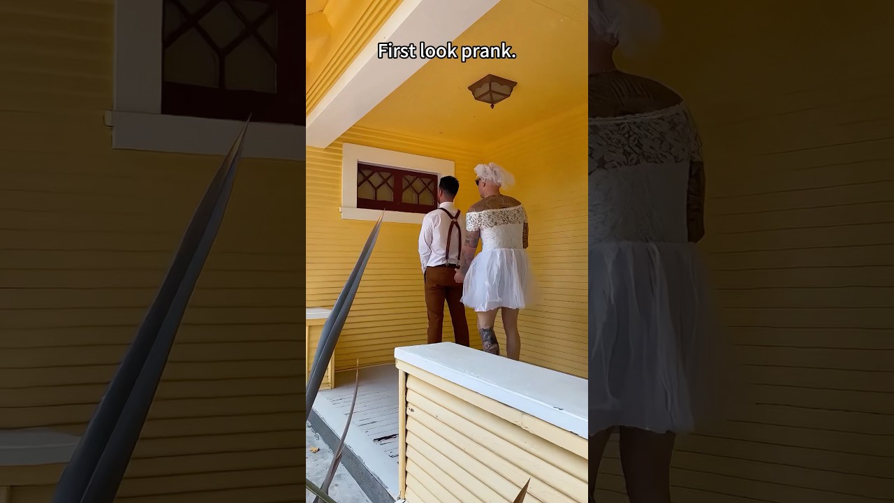 Hilarious First Look Prank on the Groom! 😂 | Wedding Groomsmen Reaction