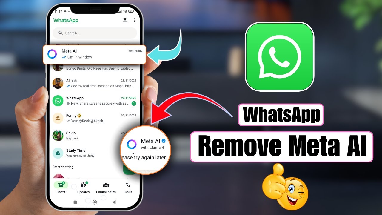 How To Remove Meta AI on WhatsApp