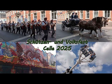 Schützen- und Volksfest Celle 2025 - Umzug und Festplatz