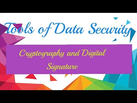 Tools for protecting data / Cryptography/ Digital signature in Hindi and simple language