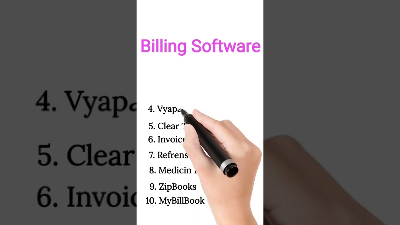 Ten small industries billing and invoice software | Tamil