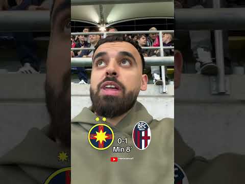 GOL BOLOGNA VS FCSB (0-1 MIN 8) EUROPA LEAGUE #fcsb #bologna #europaleague #goal #uel