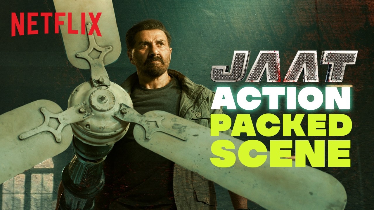 Sunny Deol’s FAN-TASTIC Power Move 💥 Dhaai Kilo Ka Haath in Action! | Jaat | Netflix India