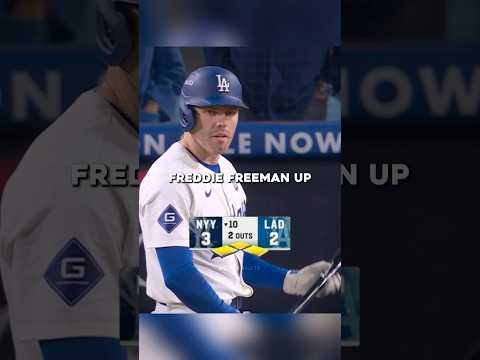 The LEGENDARY ending to Game 1 of the World Series 🔥 #mlb #baseball #dodgers #freddiefreeman