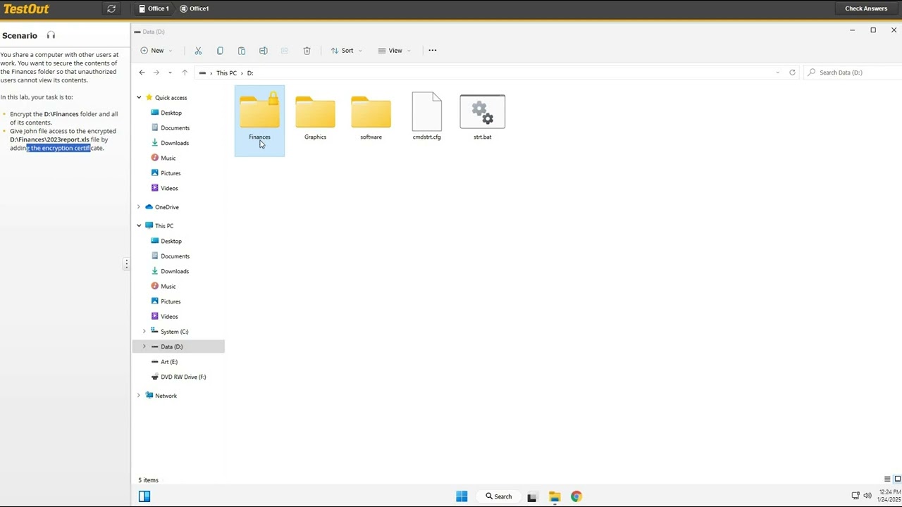 3.4.3 - Encrypt Files with EFS
