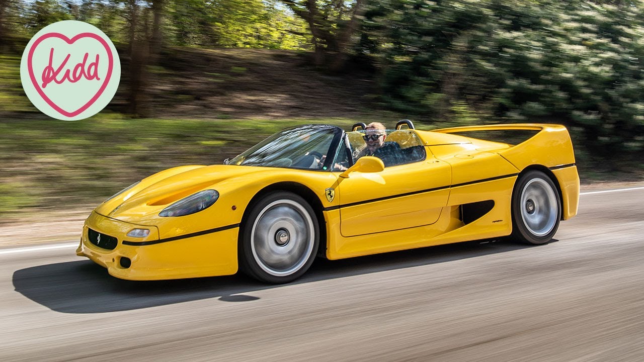 First Drive of Ferrari F50 🚗 | Kidd in a Sweet Shop