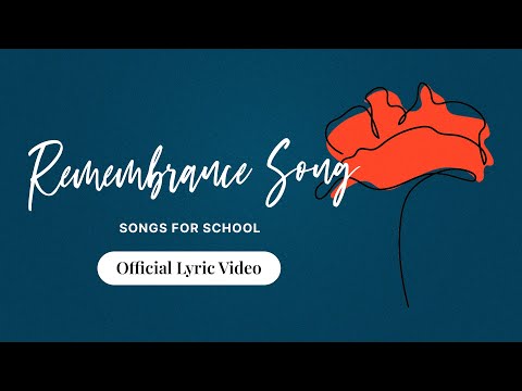Remembrance Song I Official Lyric Video I Songs For School #remembrance #remembranceday