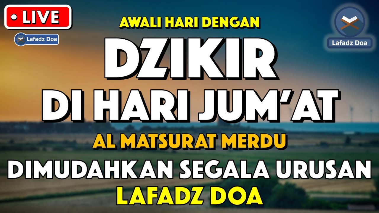 Dzikir Pagi Pembuka Rezeki di Hari Jumat π