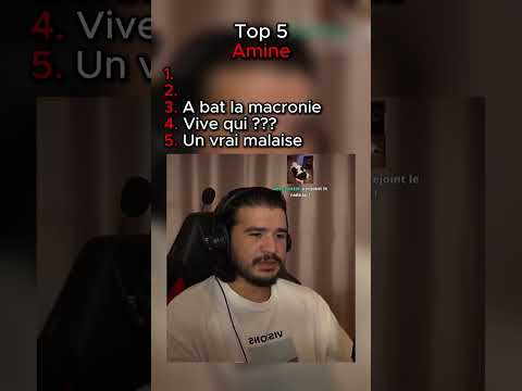 Top 5 Amine 🔥 #drole #rire #humour #top5 #amine