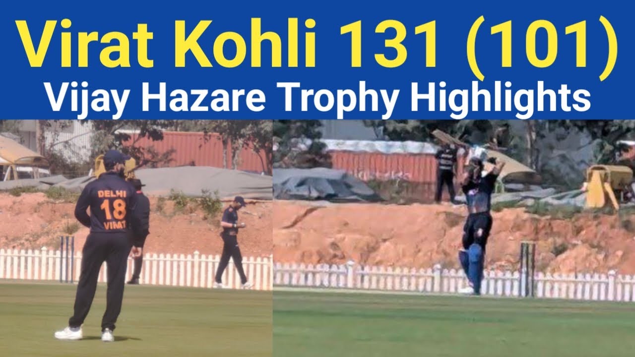 Virat Kohli's Century in Vijay Hazare Trophy 🏏