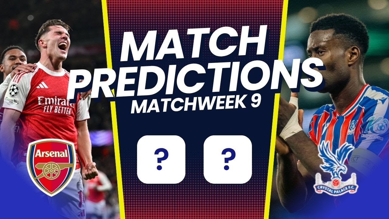 ทายผลพรีเมียร์ลีก 2025/26 สัปดาห์ที่ 9 🏆 พร้อมวิเคราะห์และสนุกไปด้วยกัน!