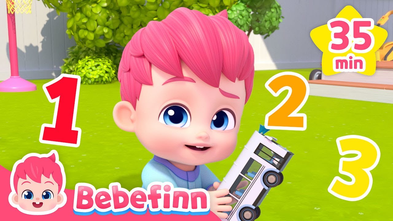 1,2,3 Learn Numbers and ABC | Bebefinn Fun Nursery Rhymes for Kids | Compilation