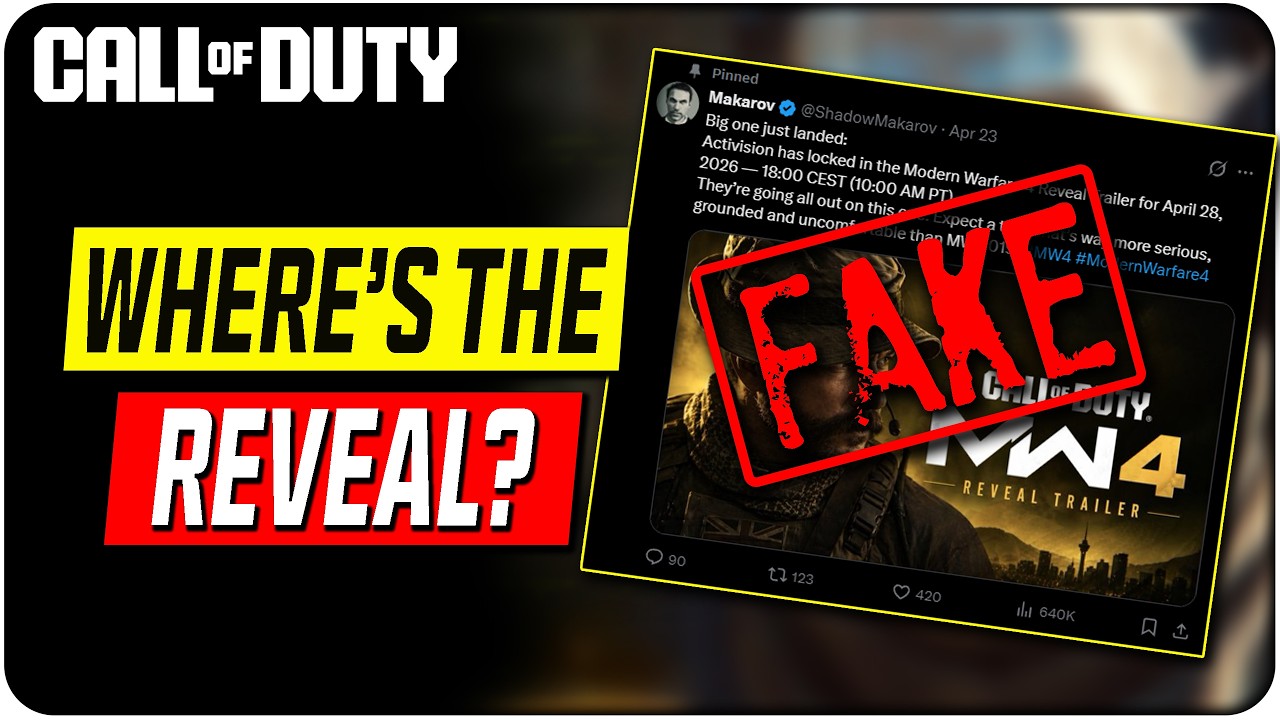 Modern Warfare 4 Reveal Date Uncertain ๐