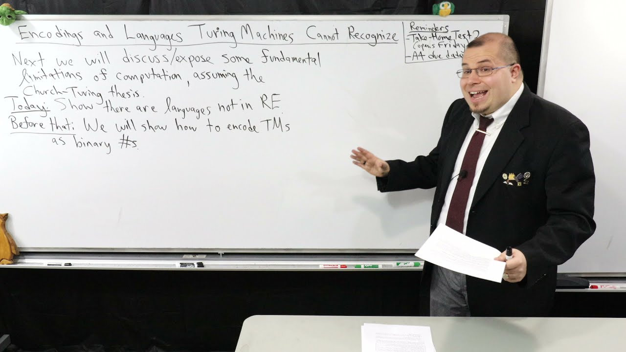 F2021 CS 411/811 Lecture 30: Encoding Turing Machines & Introduction to Universal Turing Machines 🖥️